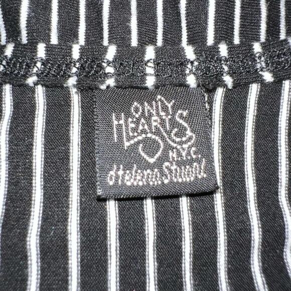 Only hearts striped square neck dress women’s size medium - Picture 5 of 6